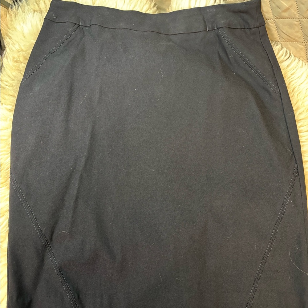 Reitmans Classic Black Pencil Skirt